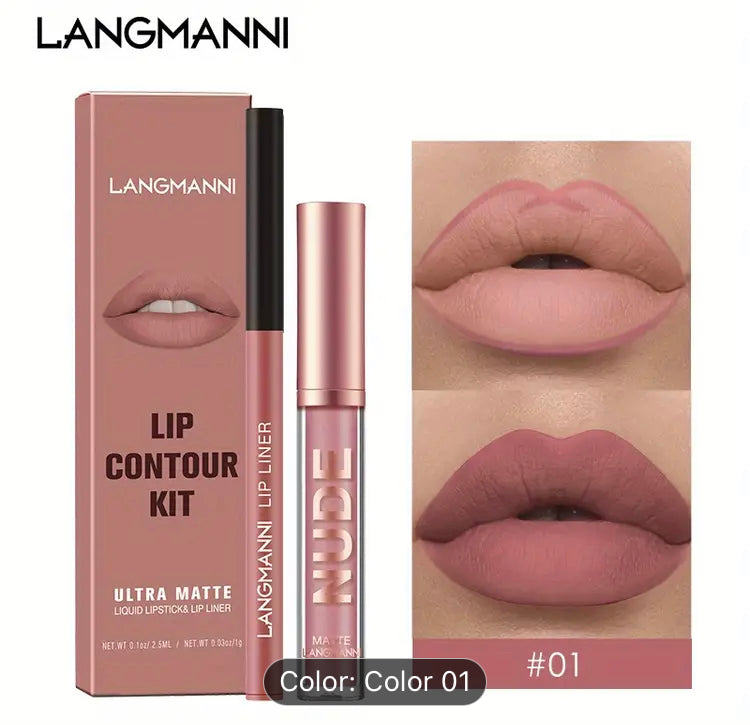 Lip Gloss & Liner Set
