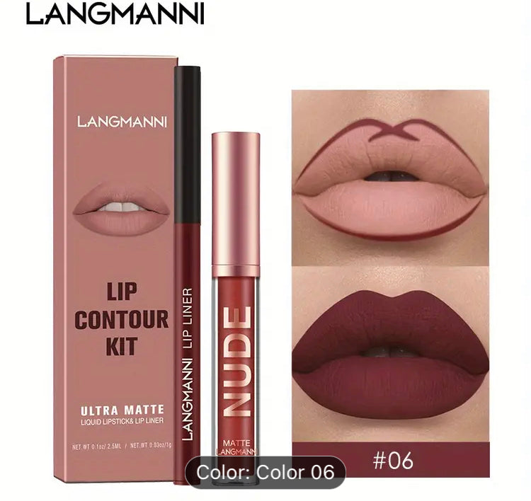 Lip Gloss & Liner Set