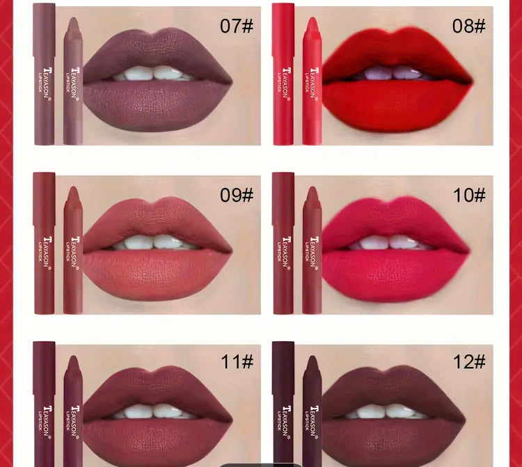 Lipstick Crayon - 12 Shades Choose Shade