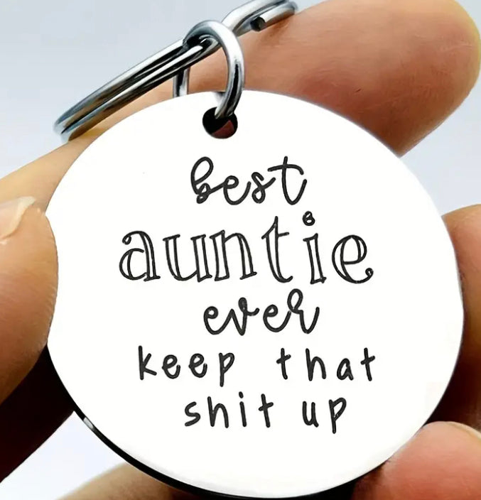 Best auntie ever keychain