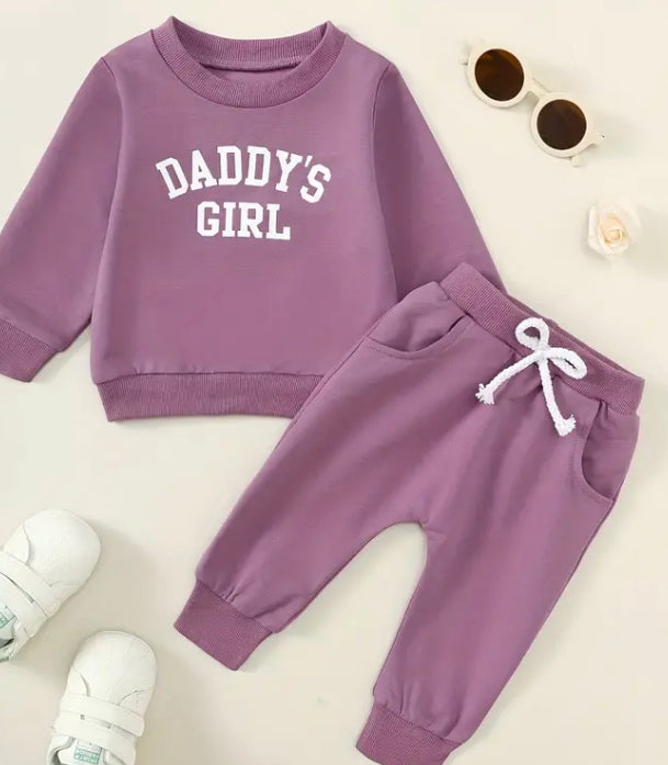 Daddy’s girl jogger set