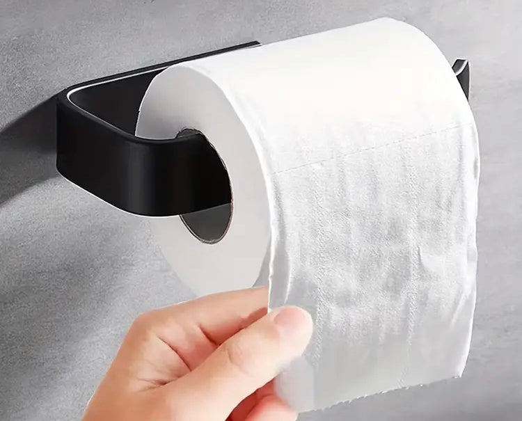 1pc adhesive Wall Mount Toilet Paper Holder