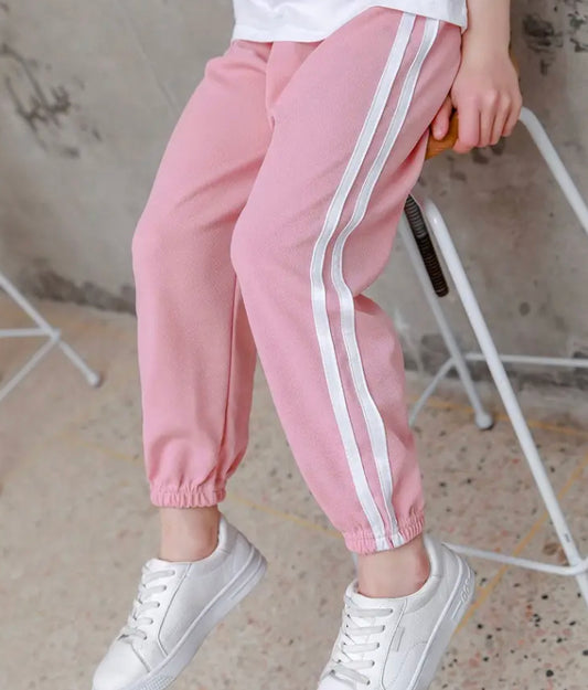 Pink striped bottoms