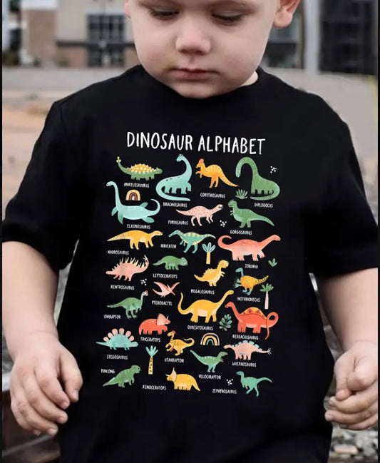Dinosaur alphabet T-shirt