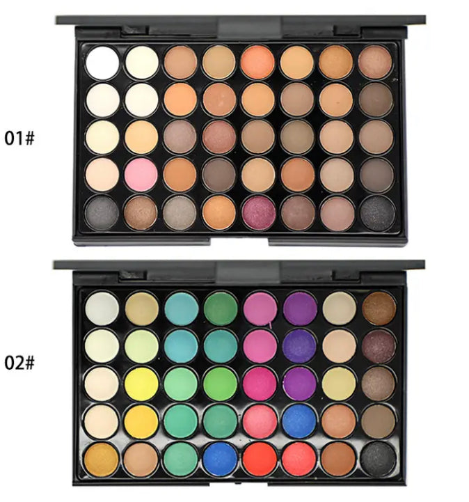 40 colour eyeshadow palette