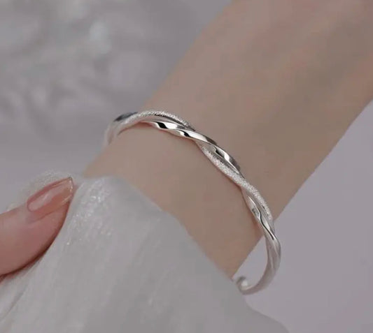 925 Sterling Silver Simple Cuff