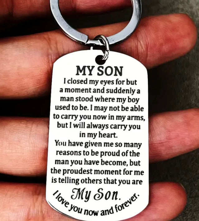 My son keychain