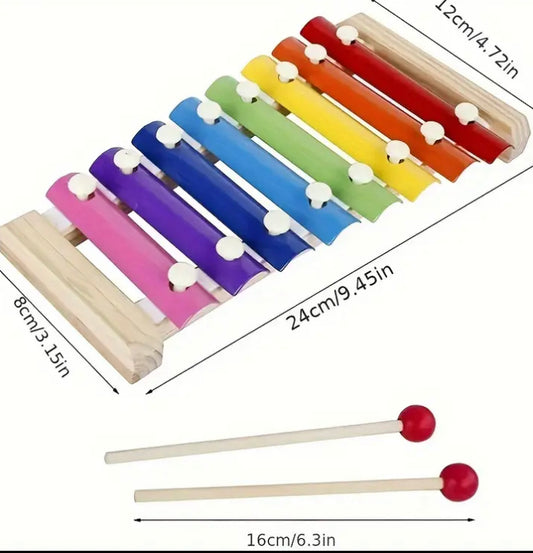 Xylophone wooden 8 note