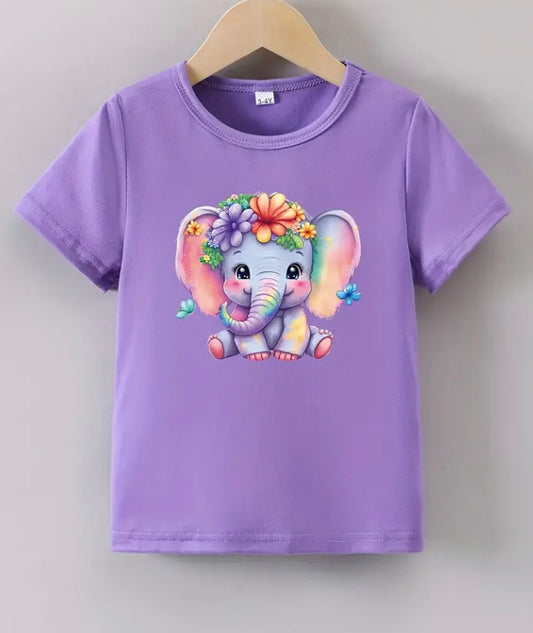 Elephant graphic T-shirt