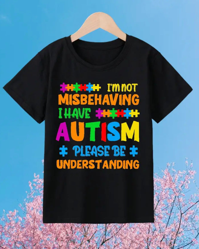 Colourful autism T-shirt