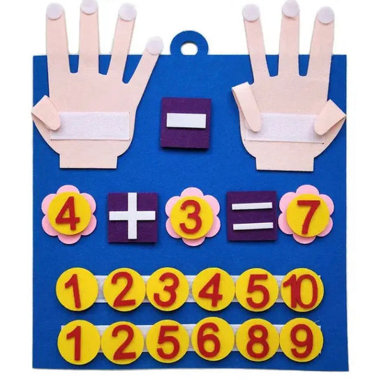 Montessori math finger toy