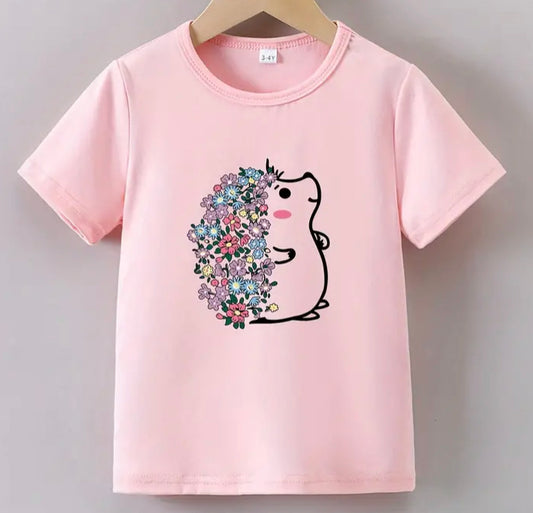 Hedgehog graphic T-shirt