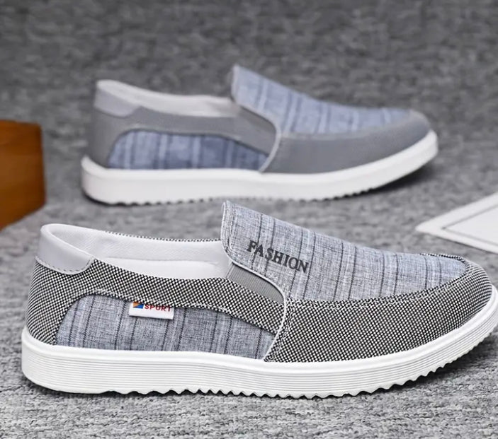 Slip on loafers grey
