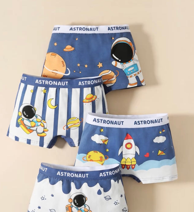 Boys underpants astronaut