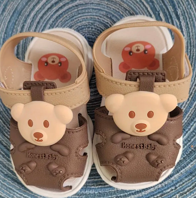 Brown bear sandals