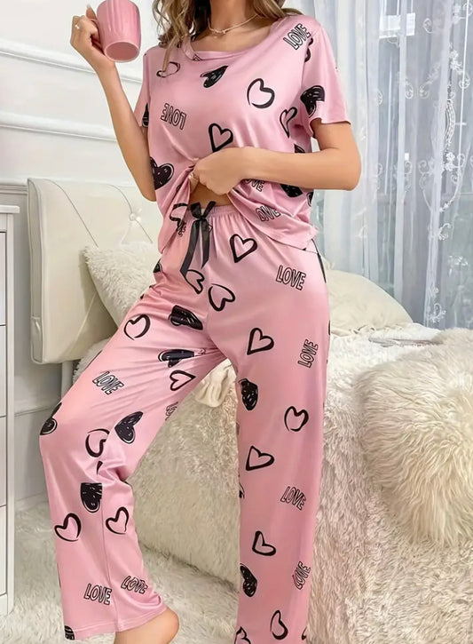 Heart pyjamas