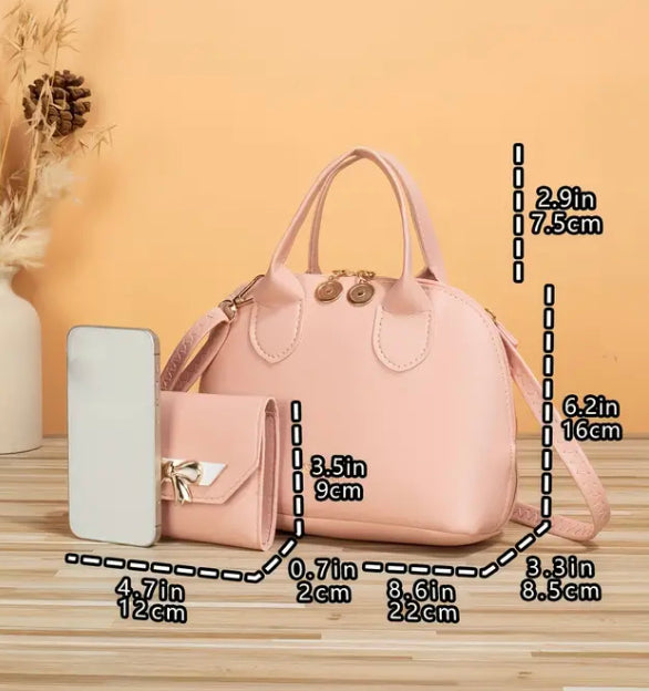 Girl kid handbag and purse set