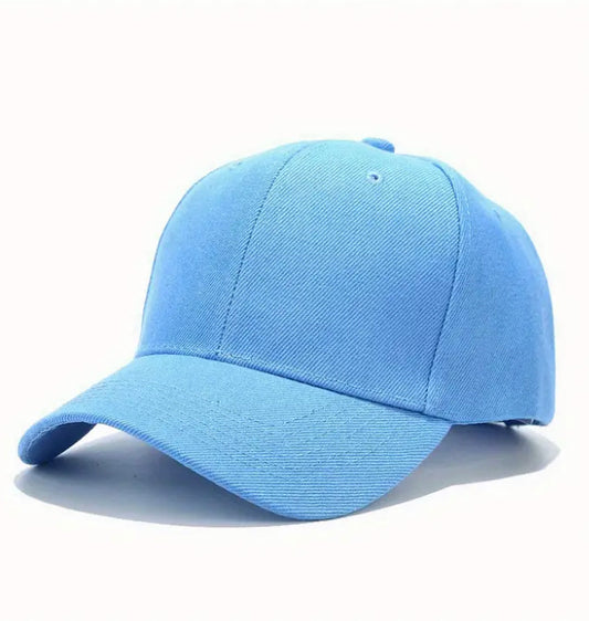 Solid Colour Baseball Cap Blue