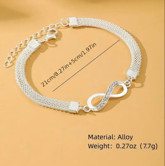 Infinity Alloy Anklet