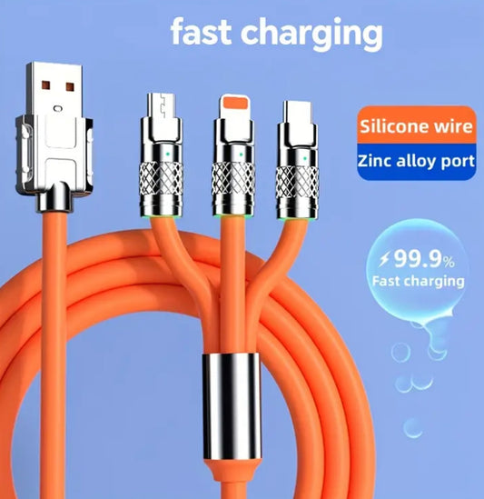 Super fast nylon charger mixed adaptors