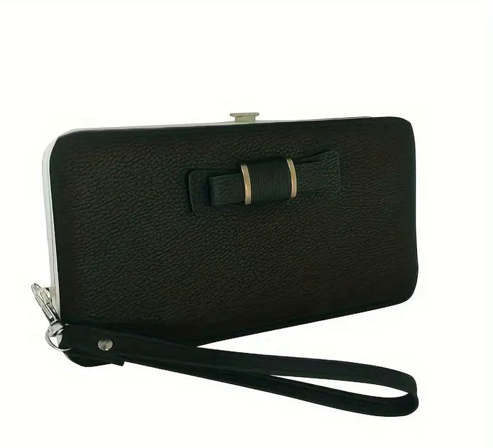 Elegant bow phone wallet