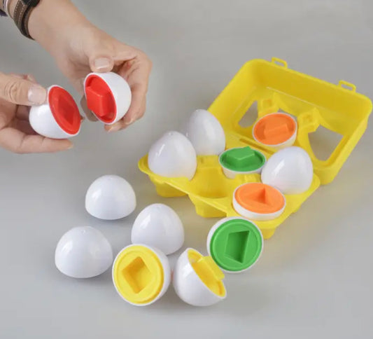 Matching shape egg toy