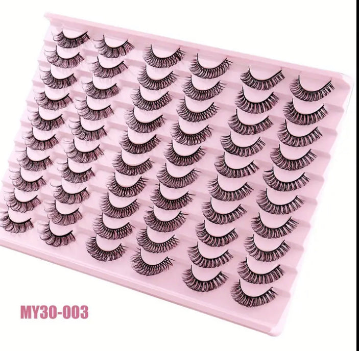 30 pair eyelashes