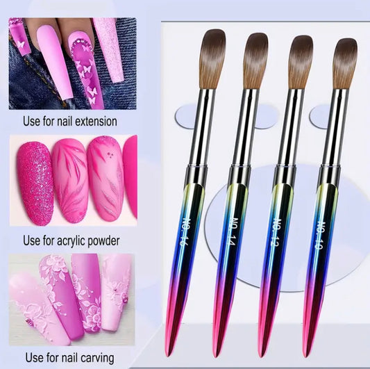 4pc Acrylic Brushes