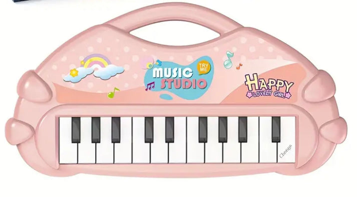 Pink children’s 13 key piano