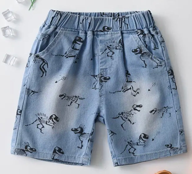 Dinosaur print shorts