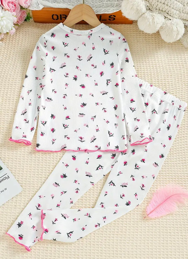 Floral print pyjama set