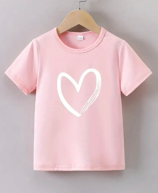 Heart graphic T-shirt