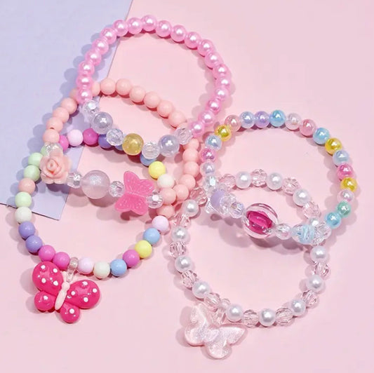 Random 5pc butterfly bracelets