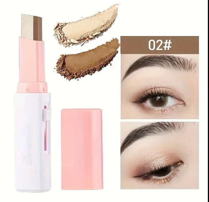 2 colour pearl eyeshadow stick