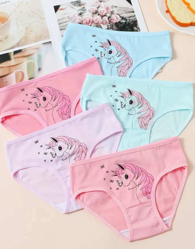 5 pack unicorn underwear