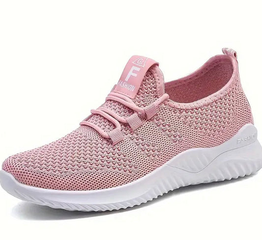 Lightweight sporty trainers pink
