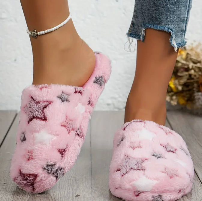 Star Slippers Pink