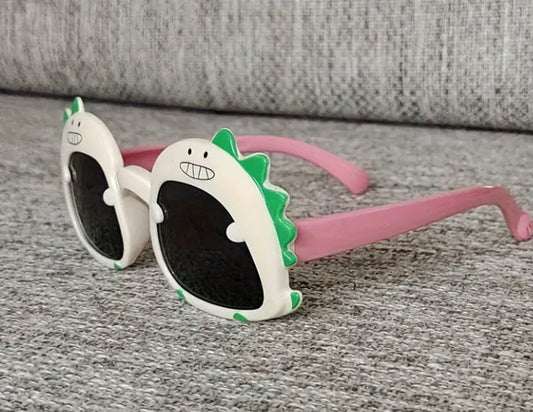 Dinosaur sunglasses pink bands