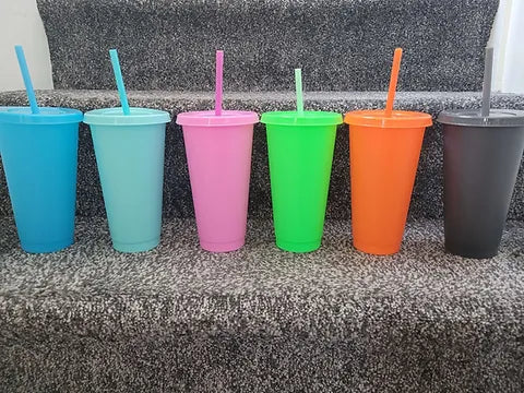 24oz solid coloured cold cup