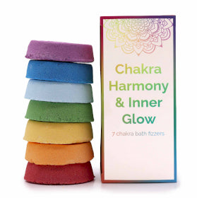Chakra Bath Fizzer Set- Large Box- Harmony & Inner Glow