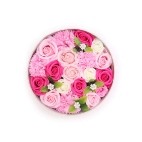 Round Box - Baby Blessings Pink
