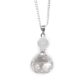 Healing Hands Gemstone Pendant Necklace- Choice Gemstone
