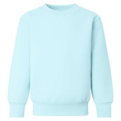 Personalised Crew Neck Pastel Blue Sweatshirt