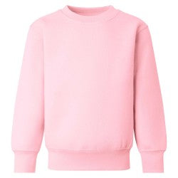 Personalised Crew Neck Pastel Pink Sweatshirt