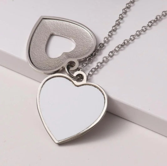 Personalised Love heart pendant Necklace
